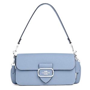 👜AUTHENTIC COACH Morgan Shoulder Bag Silver/Gray/Mist FREE SHIPPING 🚛